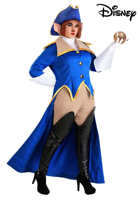 Plus Size Women's Disney Treasure Planet Captain Amelia Costume ...