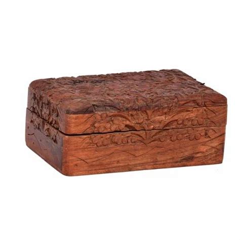 Jewellery Box - Carved Wooden Jewellery Box Retail Trader from Jaipur