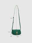 Buy Dark Green Caroline Crossbody Bag Online- Miraggio