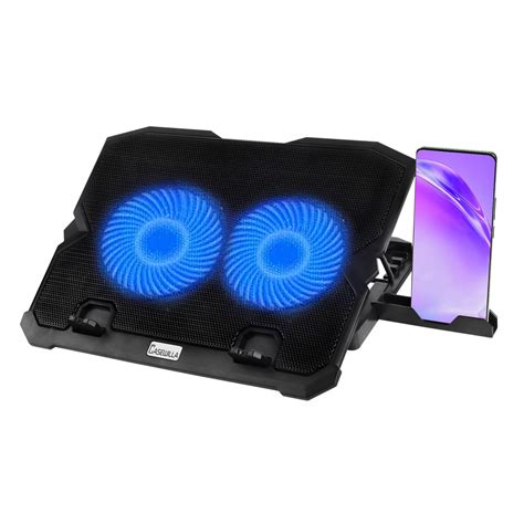Casewilla Laptop Cooler Stand Ergonomic, Adjustable Height, 2 USB Ports ...