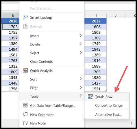 Add Total Row Excel Formula 的图像结果