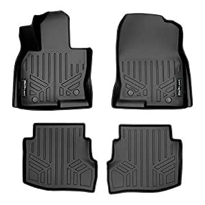 SMARTLINER 2 Row Floor Mat Liner Set for 2020-2021 Mazda CX-9 with 2nd ...