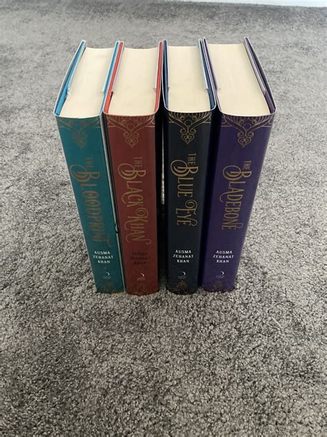 THE BLOODPRINT; THE BLACK KHAN; THE BLUE EYE; THE BLADEBONE: SIGNED ...