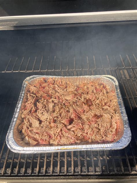 Put two small butts on last night for daughters birthday party today ...