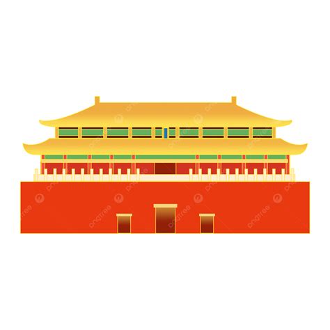Meridian Gate Forbidden City Building, Forbidden City, Forbidden City, Meridian Gate PNG ...