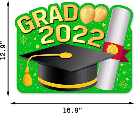Buy Greatingreat Graduation Yard Sign Congratulations Class of 2022 ...