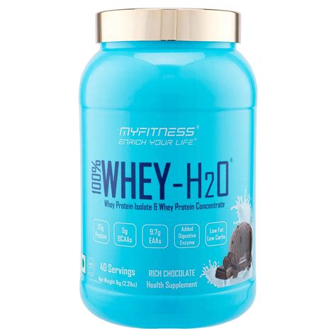 Buy Myfitness iWhey-H2O Protein Rich Chocolate Flavour Powder, 1 kg ...