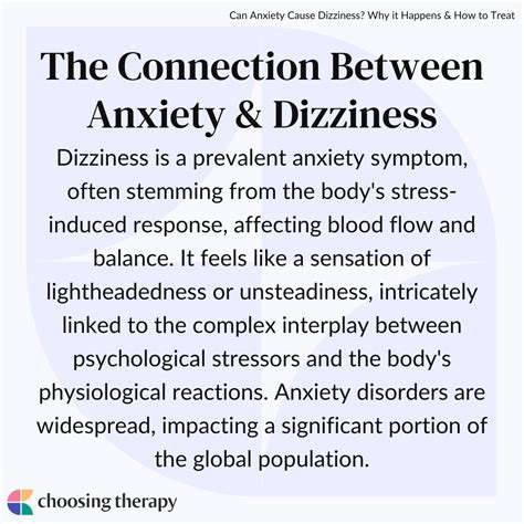 Can Anxiety Cause Dizziness? Why it Happens & How to Treat ...