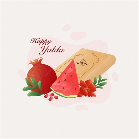 Premium Vector | Yalda night