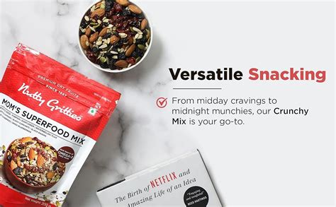Nutty Gritties Mixed Nuts Dry Fruits - Mom's Superfood Mix - Roasted ...