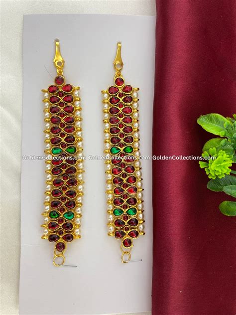Bharatanatyam Mattal with Kempu Red Stones - GoldenCollections BDM-003 ...