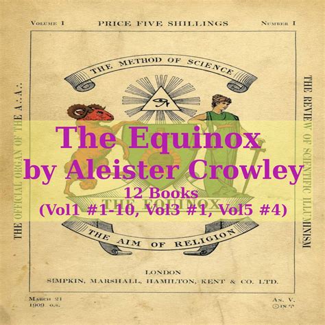 The Equinox by Aleister Crowley, Occultism, Mysticism, Magick, Esoteric Literature, 12 PDF Books ...