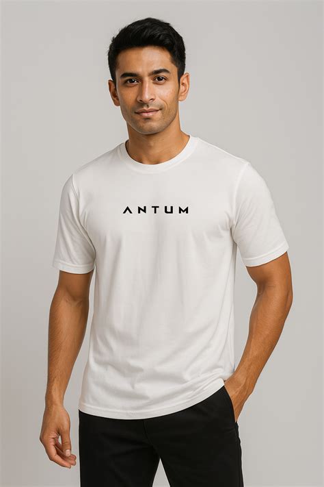 White Colour Lycra T-shirt – Antum Apparels