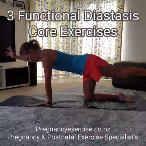 Diastasis recti safe core and glute exercises – Artofit