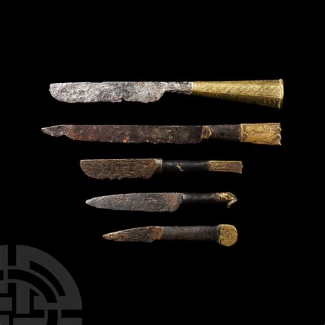 Five Unique Single-Edged Knives from the 16th Century
