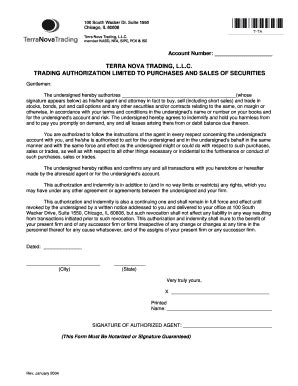 Fillable Online TNT - Trade Authorization Form - Jan 2004doc Fax Email ...