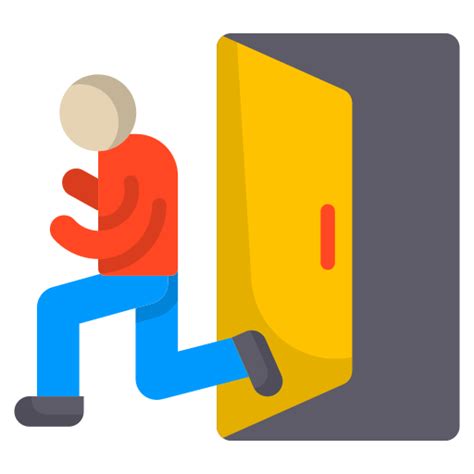 Image result for Escape Man Sign Icon