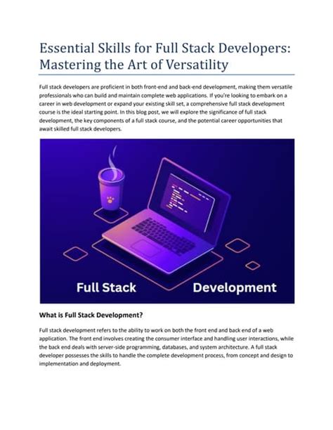 Image result for Full-Stack Development Course