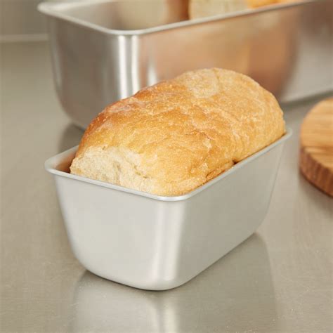 Vollrath 5431 Wear-Ever 1 lb. Seamless Aluminum Bread Loaf Pan - 5" x 3 ...
