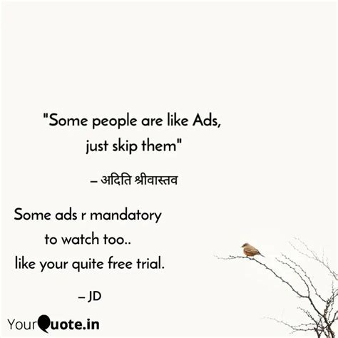 Some ads r mandatory to ... | Quotes & Writings by Jkumar Deshwal ...