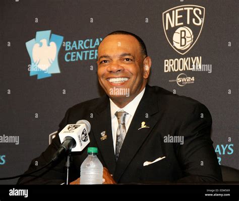 The Brooklyn Nets, introduce their new head coach Lionel Hollins, at a ...