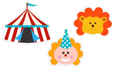"Carnival Party" Cutouts Pack For Birthday Decoration - Pack Of 3 ...