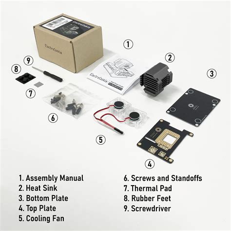 Buy ElectroCookie Raspberry Pi 4 Dual Power Cooling Station, CPU ...