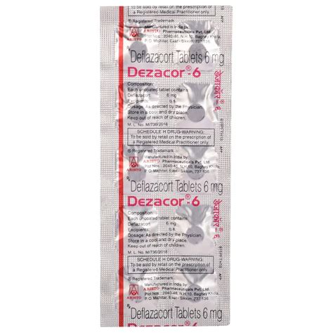 Dezacor 6 - Strip of 10 Tablets : Amazon.in: Health & Personal Care