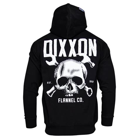 White Scalp Zip Up Hoodie - Black | Dixxon Flannel Co. – DIXXON UK