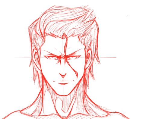 In the middle of reading bleach and tried to draw Aizen without a ...