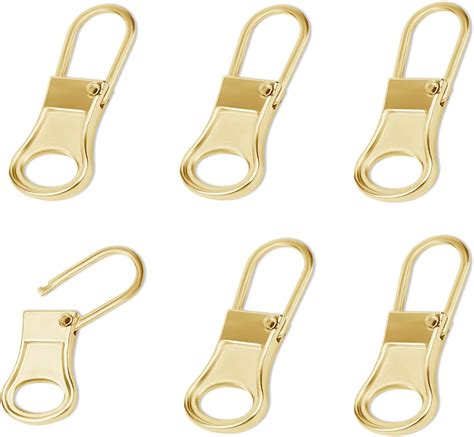 6pcs Zipper Pull Replacement, Detachable Zipper Pulls Zipper ...