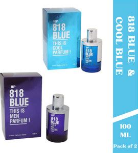 Buy HP 818 Cool Blue & Blue Perfume 100ML Each (Pack of 2) Eau de ...