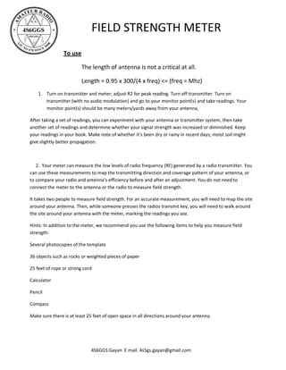 Using a Field Strength Meter 的图像结果