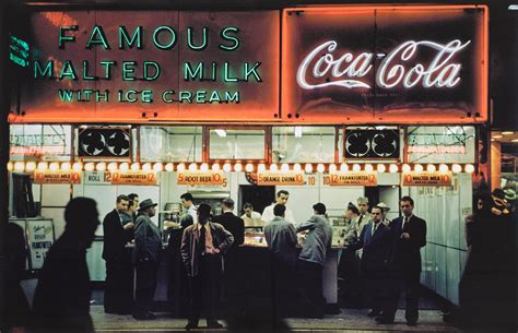 "Famous Malted Milk"/ Coca Cola Sign, Times Square by Ruth Orkin | Art ...