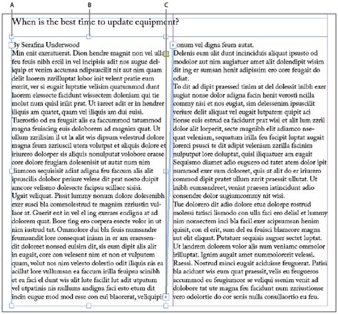 InDesign Fit Text to Frame 的图像结果