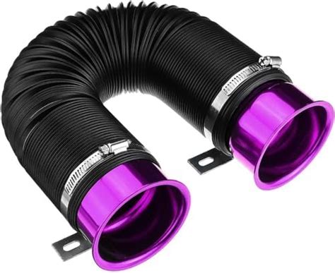AUTO MT Turbine Intake Guide 76MM 3inch Adjustable Flexible Hose Car ...