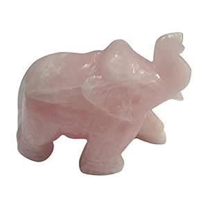Buy KANHA HANDICRAFT's Handmade Showpieces Rose Quartz Stone Figurine ...