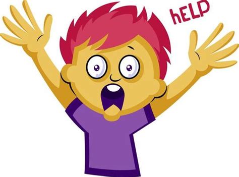 Image result for Help Me Cartoon