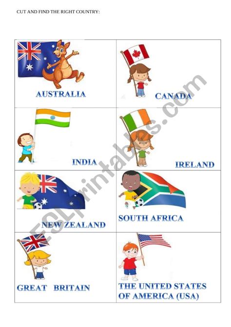 Countries Worksheet 的图像结果