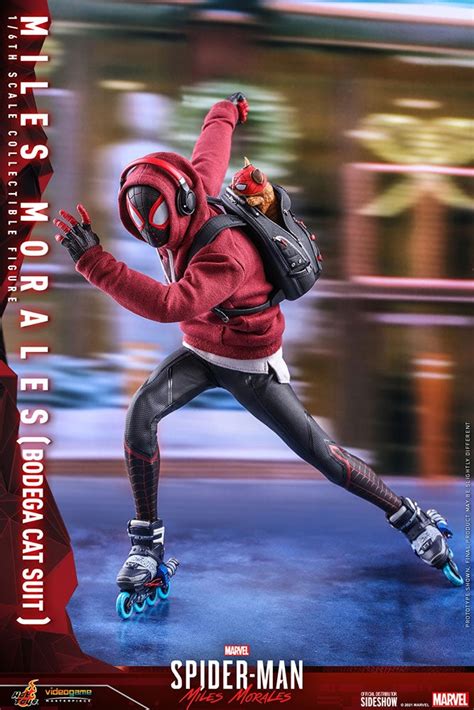 Slideshow: Marvel's Spider-Man: Miles Morales Bodega Cat Suit Figure ...