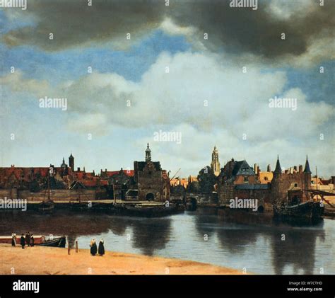'View of Delft, Netherlands, after the fire', c1658. Artist: Jan ...