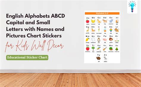 English Alphabets ABCD Capital and Small Letters with Names and ...