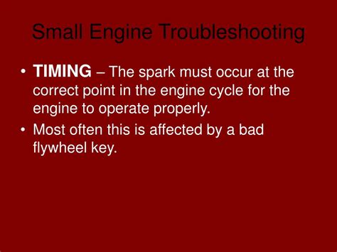 Image result for Small Engine Timing Problems