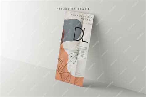 Premium PSD | DL Size Flyer or Poster Mockup