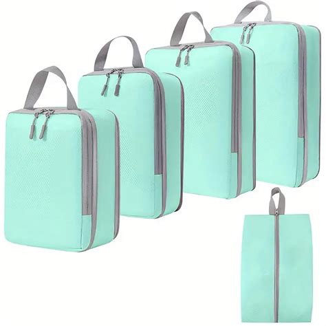 Compression Packing Cubes for Travel, 5 Set Packing Cubes Travel Organ ...