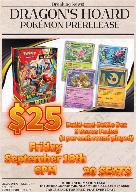 Mega Evolutions Prerelease, 4645 W. Market Street, Greensboro, NC ...