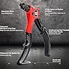 Rivet Gun, GIANTISAN Pop Rivet Tool Kit with 200 Rivets and 4 Drill ...
