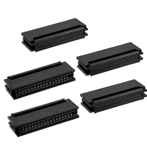 5 Pcs 34 Pin 34P Card Edge Female IDC Connector for Flat Ribbon Cable ...