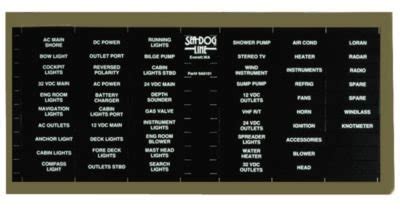 Buy Sea-Dog Line Decal Sheet, label sheet for electrical panels Online ...