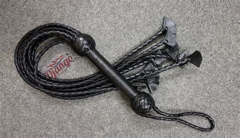 Cat-o-nine Tails Genuine Thick Beautiful Leather Pink, Black, Purple ...